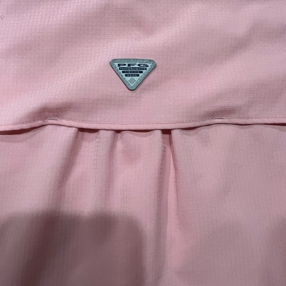 Columbia Pink Button Down Shirt Long Sleeve - Picture 7 of 8